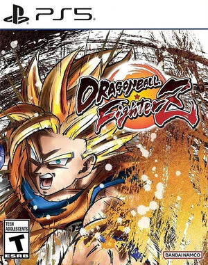 Dragon Ball FighterZ cover art for PlayStation 5 fighting video game