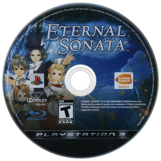 Eternal Sonata disc for PlayStation 3 (PS3) video game