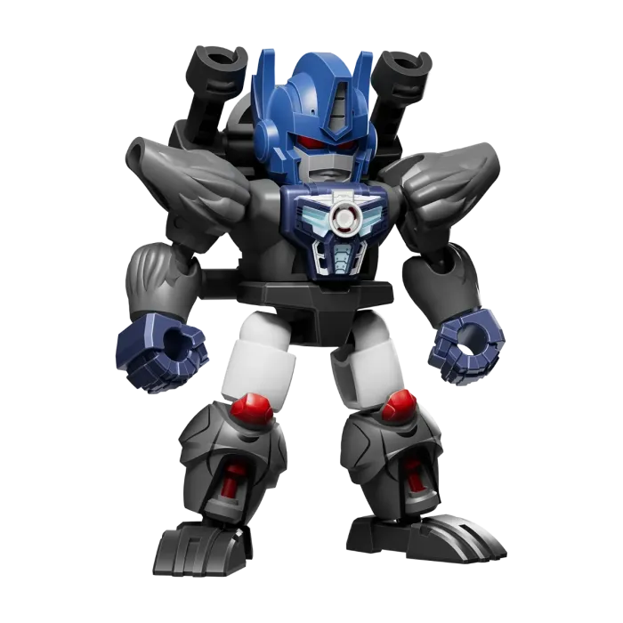 Blokees Transformers Defender Version 06 blind box collectible mini action figure snap fit robot toy Decepticon Autobot character detailed poseable display piece for fans