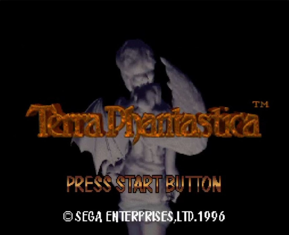 Terra Phantastica Japanese import Sega Saturn fantasy strategy RPG featuring grid based tactical battles anime art style turn based combat story driven campaign and classic mid-1990s Japanese role playing gameplay released exclusively in Japan for the Sega Saturn gameplay