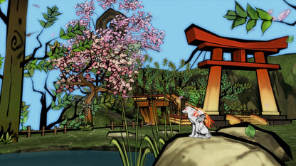 Okami – Nintendo Wii (Wii) action-adventure fantasy role-playing video game gameplay