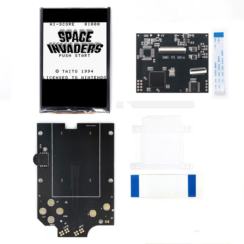 Game Boy DMG V5 Ultra IPS LCD Backlight Kit with OSD - Hispeedido