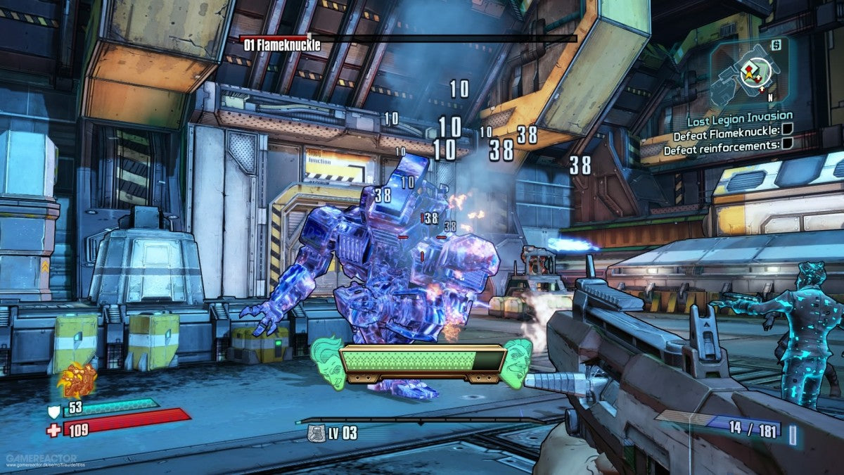 Borderlands The Handsome Collection PS4 game featuring cooperative looter-shooter gameplay, over-the-top humor, and remastered Borderlands adventures gameplay