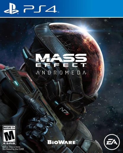 Mass Effect: Andromeda – PlayStation 4 (PS4) video game cover art, action role-playing game