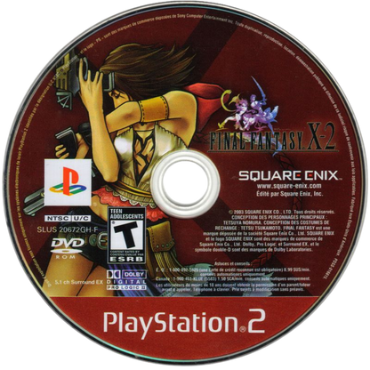 Final Fantasy X-2 [Greatest Hits] disc for PlayStation 2 (PS2) fantasy role-playing adventure video game