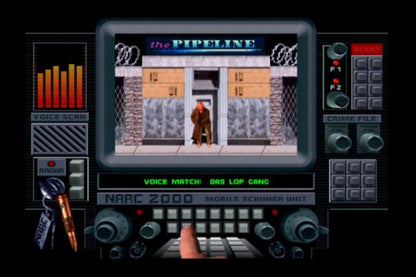 Midway Arcade Treasures gameplay for 2 PlayStation 2 (PS2) featuring a compilation of classic arcade hits like Mortal Kombat II, NARC, and Gauntlet II with retro multiplayer action.