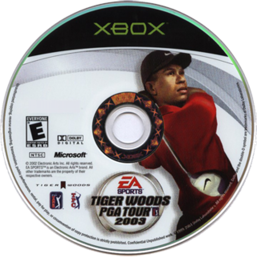 Tiger Woods PGA Tour 2003 disc for Xbox (XBOX) video game