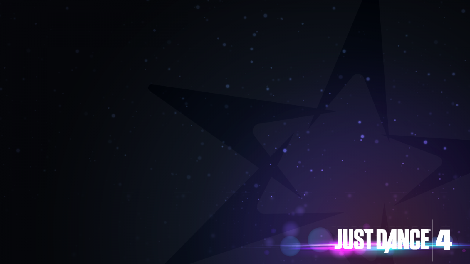 Just Dance 4 screen title art for Nintendo Wii U (WiiU) video game