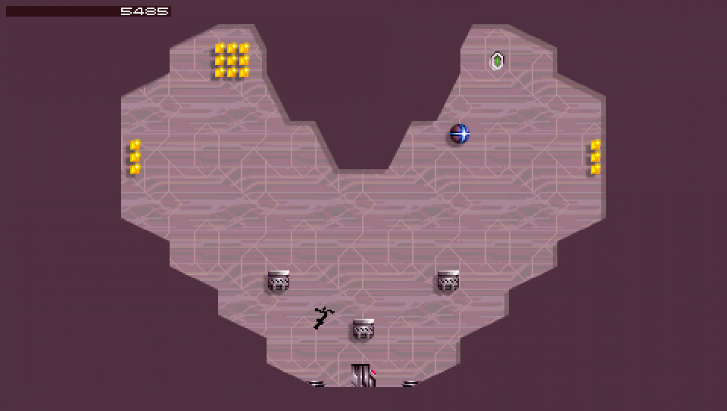 N+ gameplay for PlayStation Portable (PSP) action platformer game