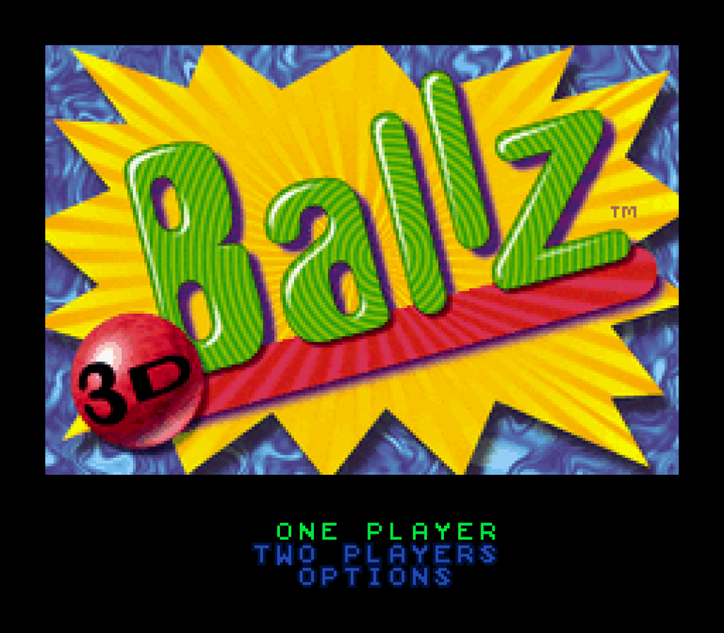Ballz 3D retro SNES video game Ballz 3D fighting game one on one combat quirky characters arcade style battles polygon graphics console title Super Nintendo release title screen