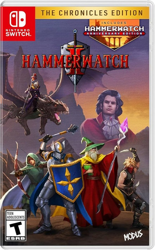 Hammerwatch II cover art for Nintendo Switch (NS) video game