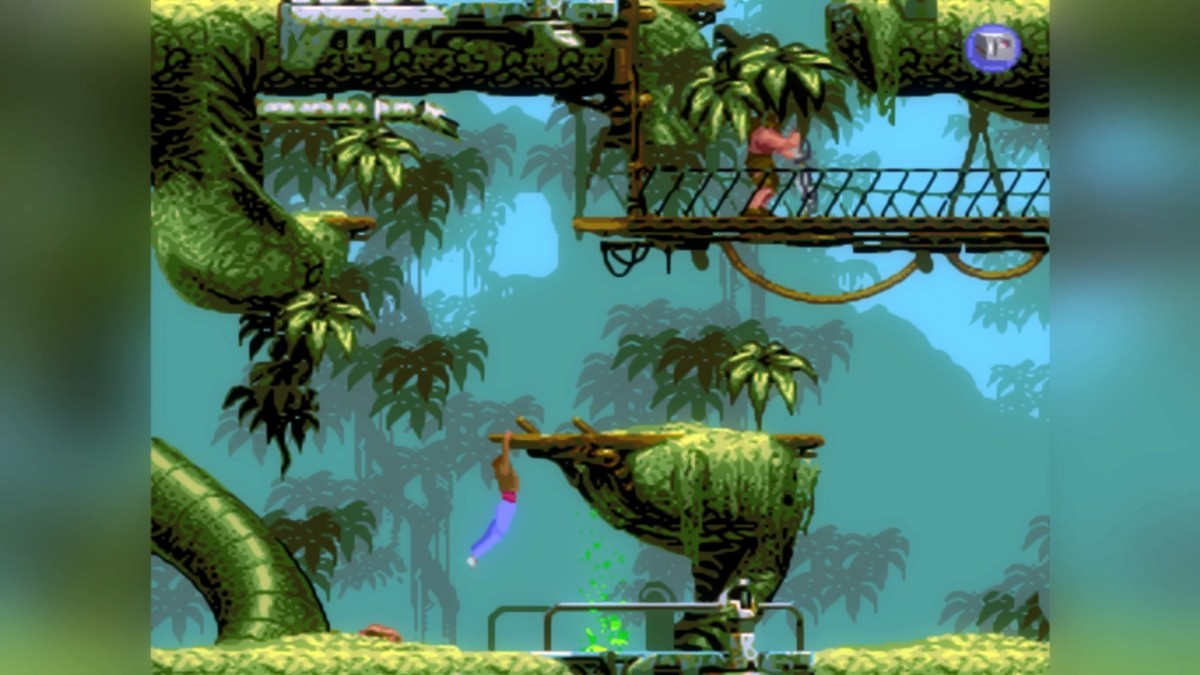 Flashback game cover Nintendo Switch (NS) video game. 