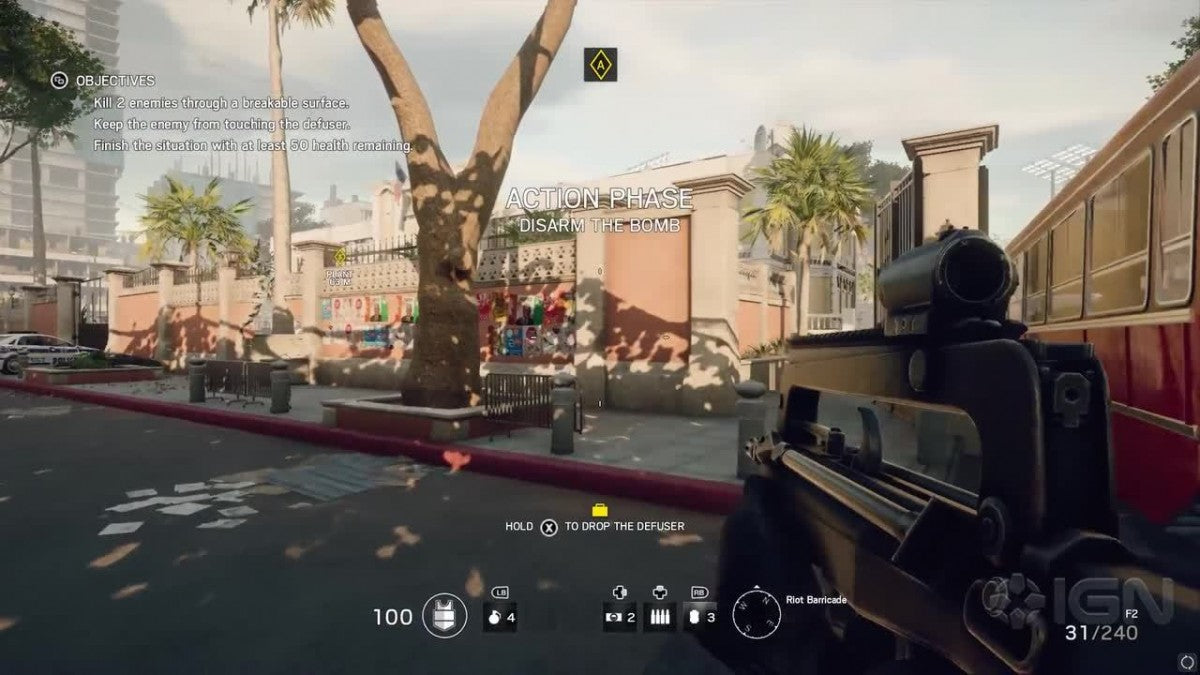 Tom Clancy's Rainbow Six: Siege Year 2 Gold Edition for PlayStation 4 (PS4) at Gamers INC, featuring the complete tactical shooter experience with the base game and the Year 2 Pass, granting you early access to 8 new Operators across 4 seasonal updates, exclusive headgear, and VIP perks for the ultimate competitive edge gameplay screenshot