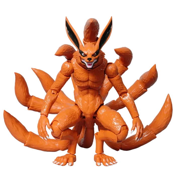 Blokees Naruto Shippuden Nine Tails Kurama LE01 model kit buildable fox spirit figure anime collectible snap fit detailed display piece tailed beast character toy for fans