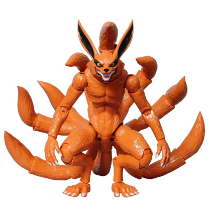 Blokees Naruto Shippuden Nine Tails Kurama LE01 model kit buildable fox spirit figure anime collectible snap fit detailed display piece tailed beast character toy for fans