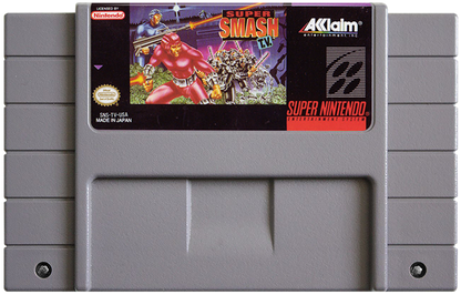 Super Smash TV cartridge for Super Nintendo Entertainment System (SNES) retro video game