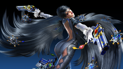 Bayonetta 2 [with Bonus Disc] screen title art for Nintendo Wii U (WiiU) video game