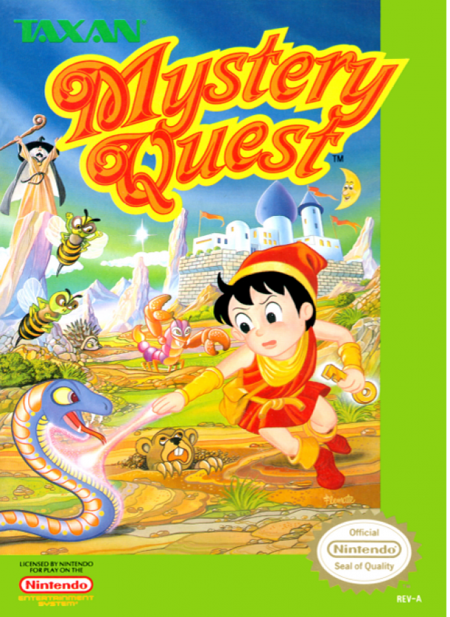 Mystery Quest cover art for Nintendo Entertainment System (NES) retro video game
