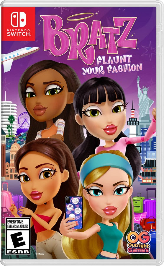 Bratz Flaunt Your Fashion cover art for Nintendo Switch (NS) video game