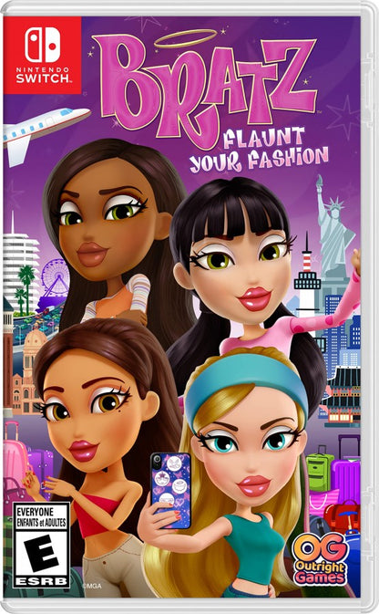 Bratz Flaunt Your Fashion cover art for Nintendo Switch (NS) video game