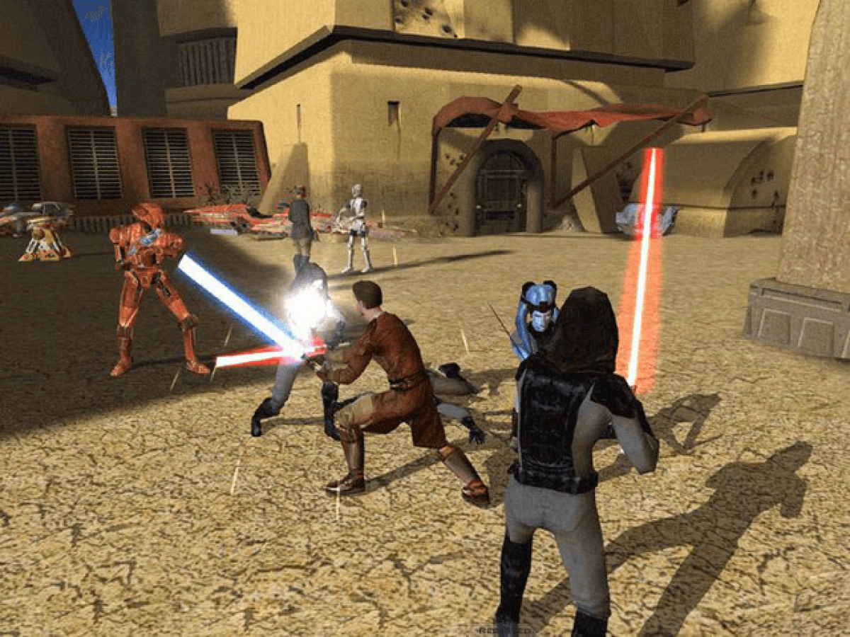 Star Wars Knights of the Old Republic Platinum Hits Xbox XBOX for retro video game enthusiasts featuring classic role playing gameplay Star Wars storytelling lightsaber combat character customization party management planetary exploration branching choices and collectible gaming appeal fighting gameplay
