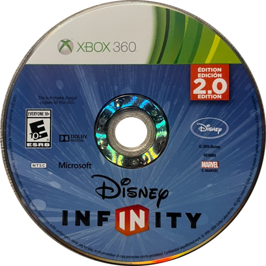 Disney Infinity 2.0 disc for Xbox 360 (X360) action-adventure toys-to-life video game