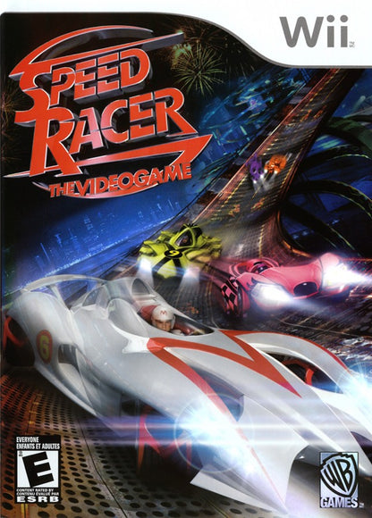 Speed Racer: The Video Game – Nintendo Wii (Wii) futuristic arcade racing action video game cover art