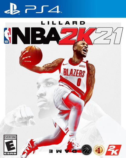 NBA 2K21 – PlayStation 4 (PS4) video game cover art, basketball sports simulation game