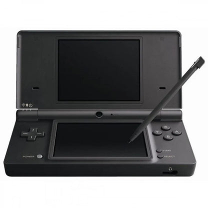 Nintendo DSi System In Black featuring Dual Camera System with touchscreen controls open view