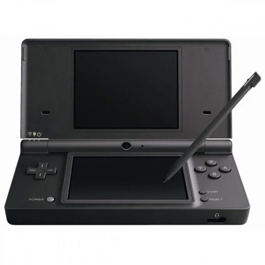 Nintendo DSi System In Black featuring Dual Camera System with touchscreen controls open view