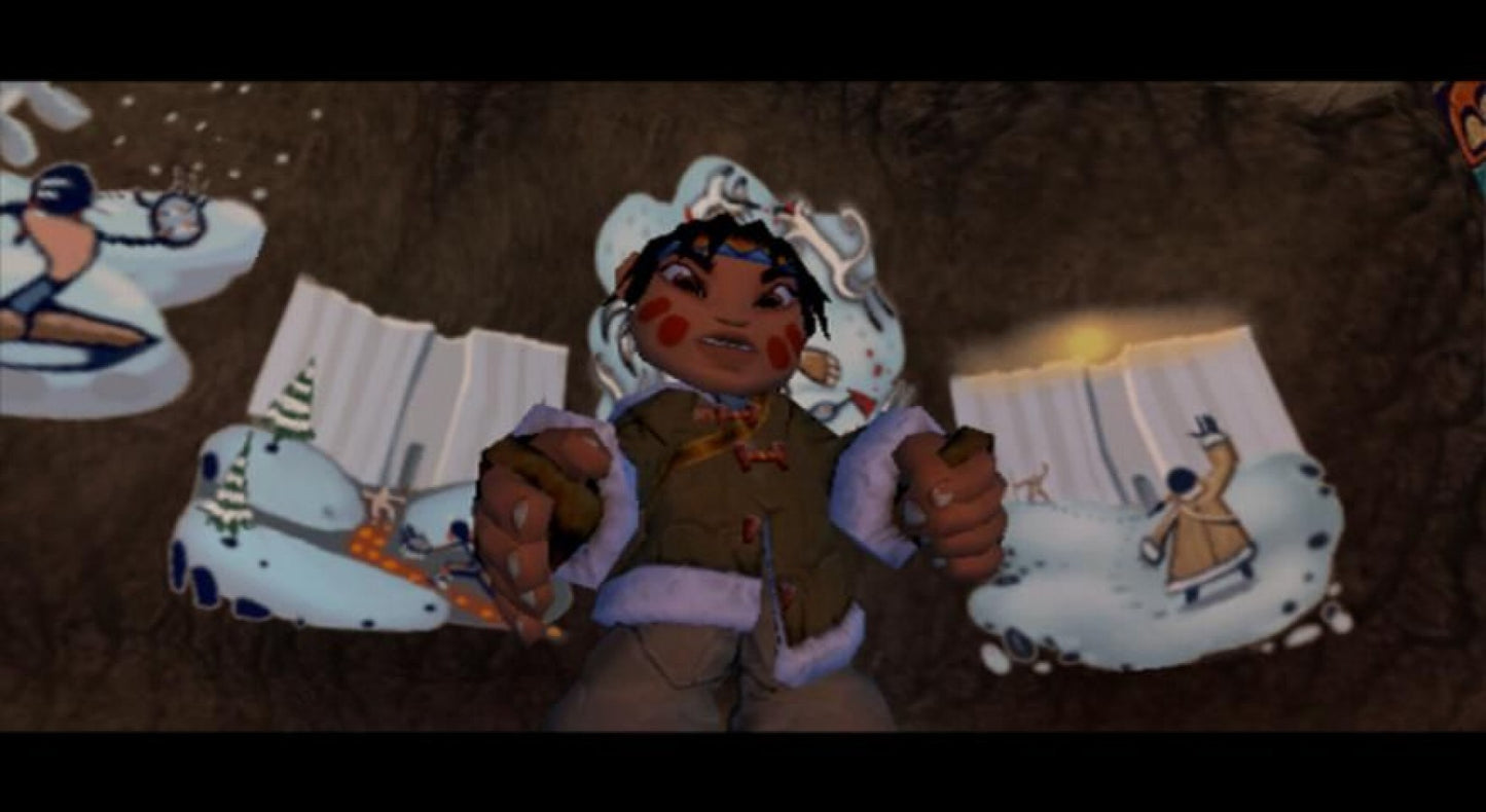 Brave The Search for Spirit Dancer PS2 PlayStation 2 action platformer adventure game Native American inspired fantasy combat exploration retro video game gameplay