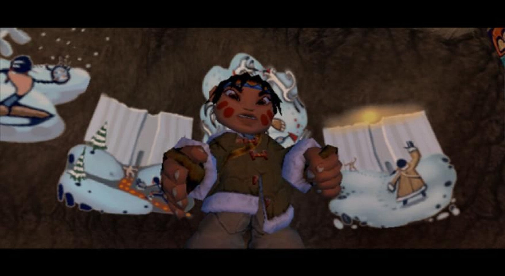 Brave The Search for Spirit Dancer PS2 PlayStation 2 action platformer adventure game Native American inspired fantasy combat exploration retro video game gameplay