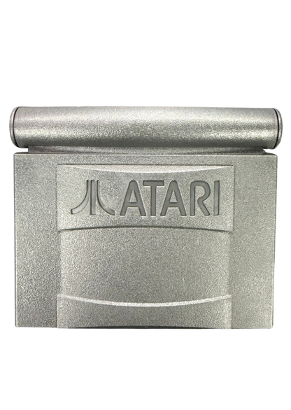 Memory Track Atari Jaguar CD for interactive adventure video game fans featuring futuristic storytelling exploration puzzle solving cinematic sequences branching gameplay science fiction environments and classic Atari Jaguar CD gaming collectible appeal back of cartridge