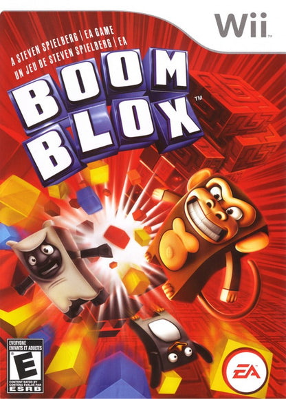 Boom Blox cover art for the Nintendo Wii (Wii) video game