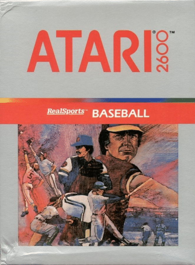 RealSports Baseball cover art for Atari 2600 video game