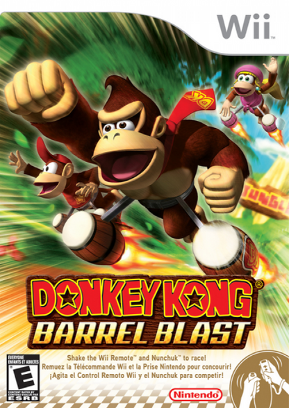 Donkey Kong: Barrel Blast cover art for Nintendo Wii (Wii) video game
