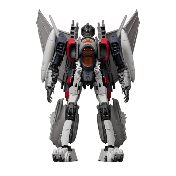 Blokees Transformers Classic Class 25 Blitzwing model kit inspired design featuring buildable transforming robot warrior aesthetic detailed mechanical construction iconic triple changer inspired design articulated components futuristic sci fi styling collectible display model and Transformers universe presentation