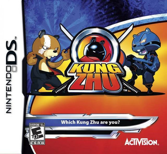 Kung Zhu cover art for Nintendo DS (DS) video game