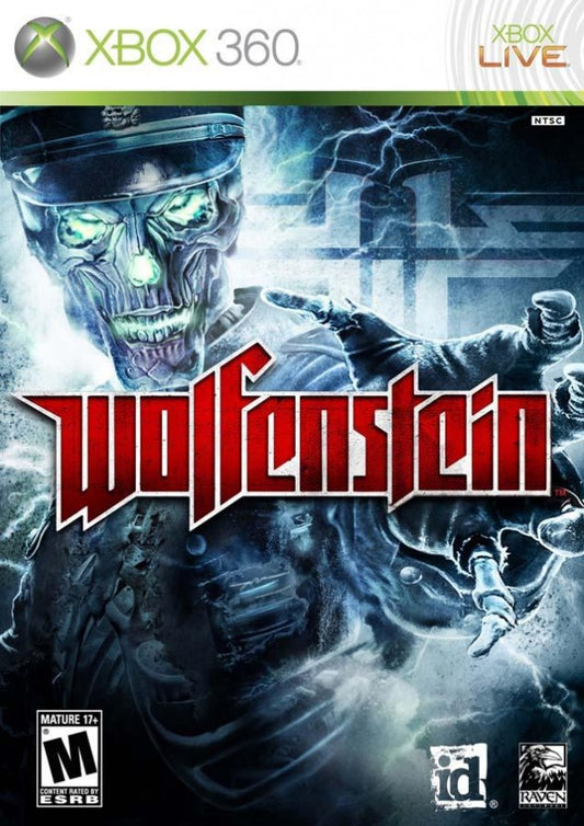 Wolfenstein cover art for Xbox 360 (X360) video game