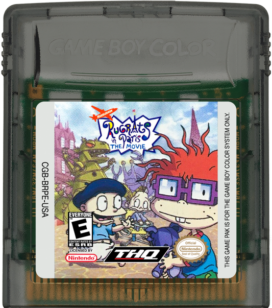 Game Boy Color Rugrats in Paris The Movie adventure game cartridge