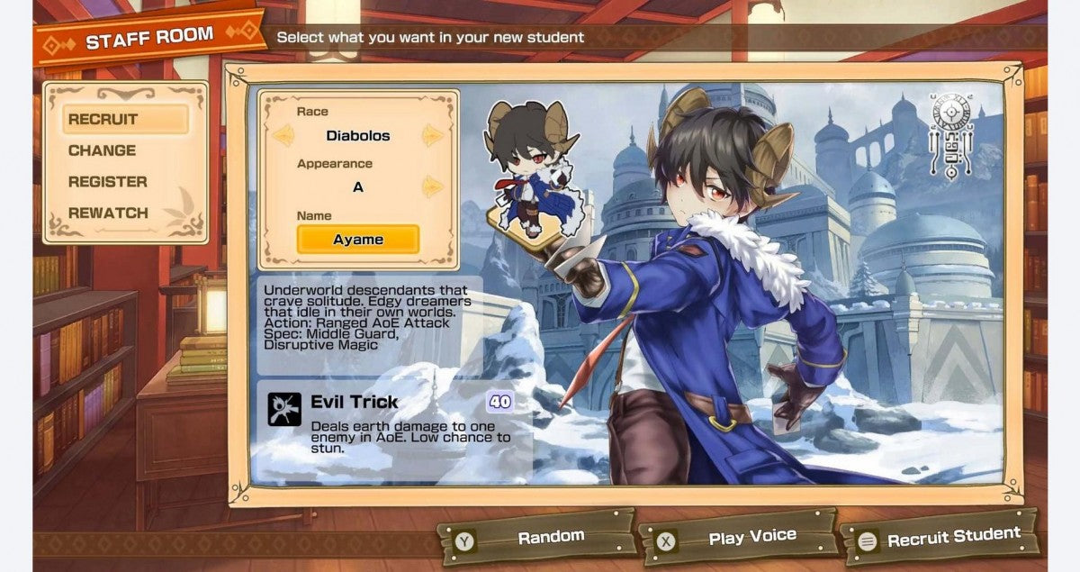 Adventure Academia: The Fractured Continent – Nintendo Switch (NS) gameplay image for video game for Switch