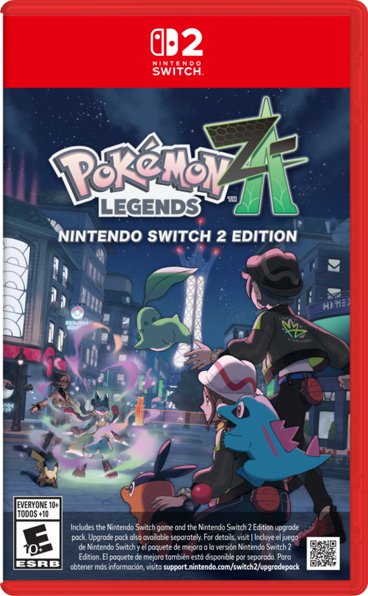 Pokémon Legends: Z-A for Nintendo Switch 2 action RPG adventure set in Lumiose City featuring open world exploration real time battles new Pokémon forms Kalos region gameplay front cover 