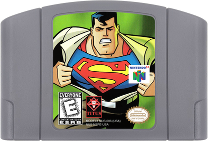 Superman 64 cartridge for Nintendo 64 (N64) video game