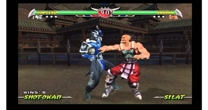 Mortal Kombat: Deception for Nintendo GameCube (GC) at Gamers INC, featuring the brutal and deep installment of the legendary fighting series that introduces the massive "Konquest" open-world RPG mode and innovative "Chess Kombat" and "Puzzle Kombat" mini-games, alongside a massive roster of warriors—including GameCube exclusive playable characters Goro and Shao Kahn—for the ultimate fatalities and weapon-based combat experience gameplay screenshot