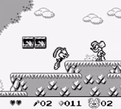 Tiny Toon Adventures Babs Big Break gameplay for Game Boy (GB) video game