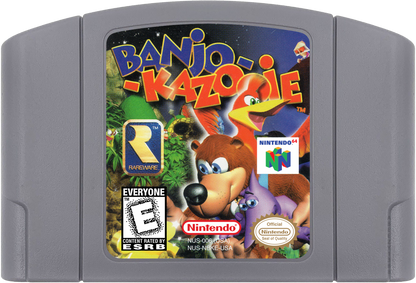Banjo-Kazooie cartridge for Nintendo 64 (N64) video game