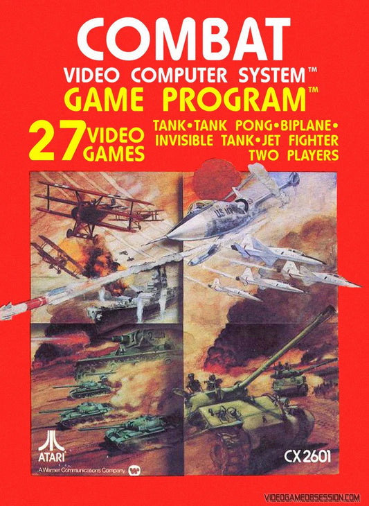 Combat cover art for Atari 2600 (2600) video game