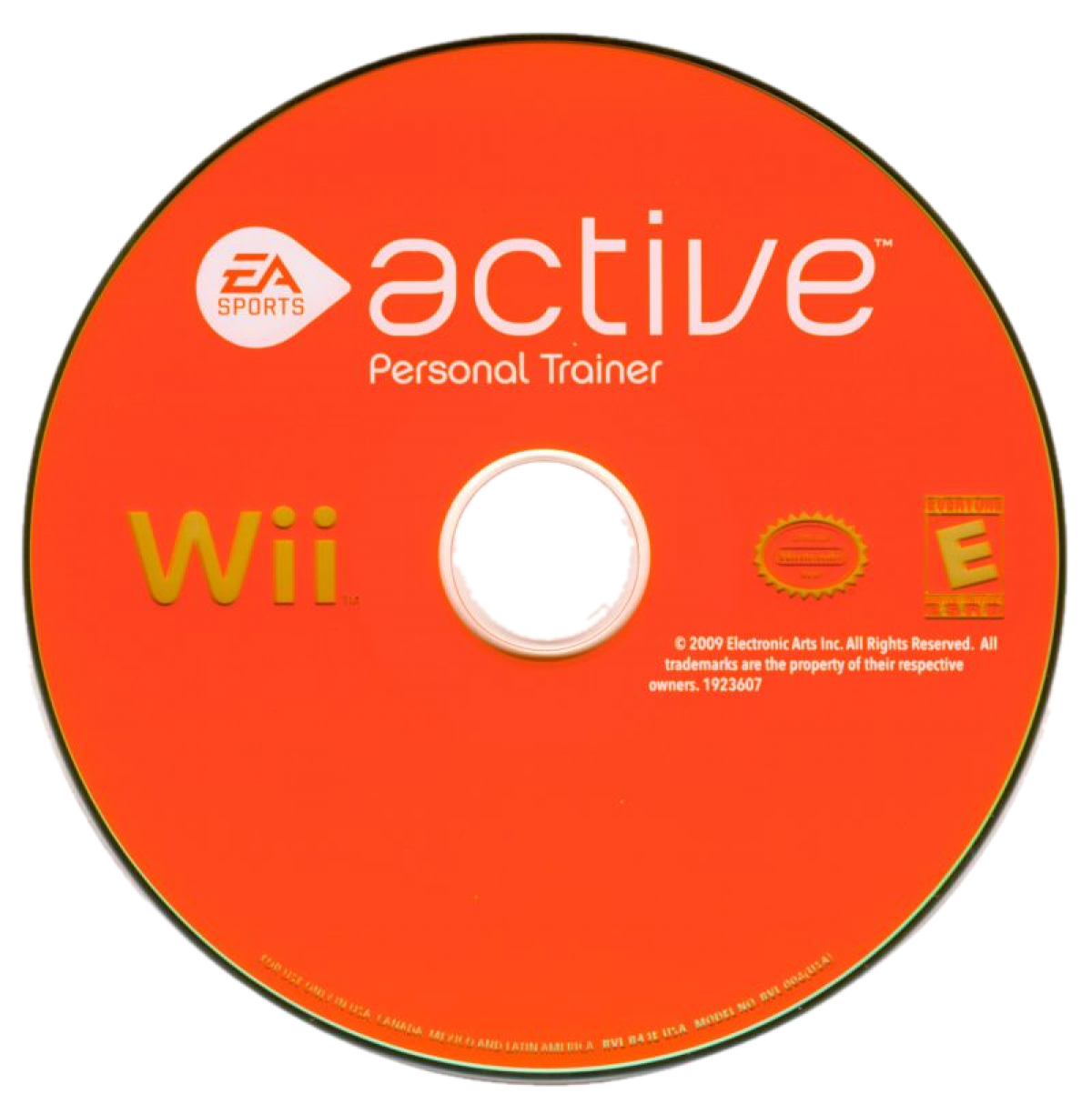 EA Sports Active: Personal Trainer disc art for Nintendo Wii (Wii) video game 