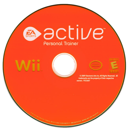 EA Sports Active: Personal Trainer disc art for Nintendo Wii (Wii) video game 