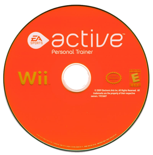 EA Sports Active: Personal Trainer disc art for Nintendo Wii (Wii) video game 